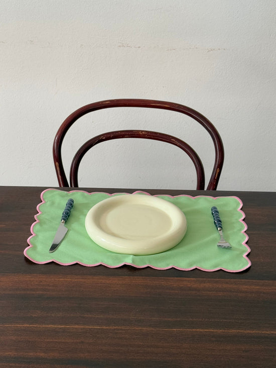 Tostadita Plate Small - White