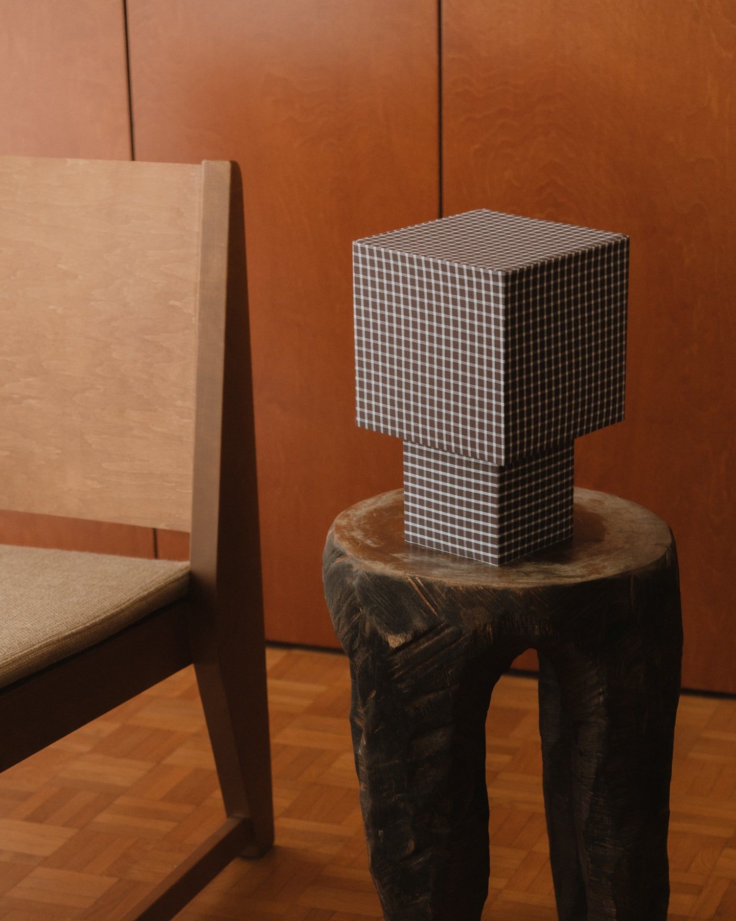 La Petite Boîte - Cody Brown Tartan Table Lamp