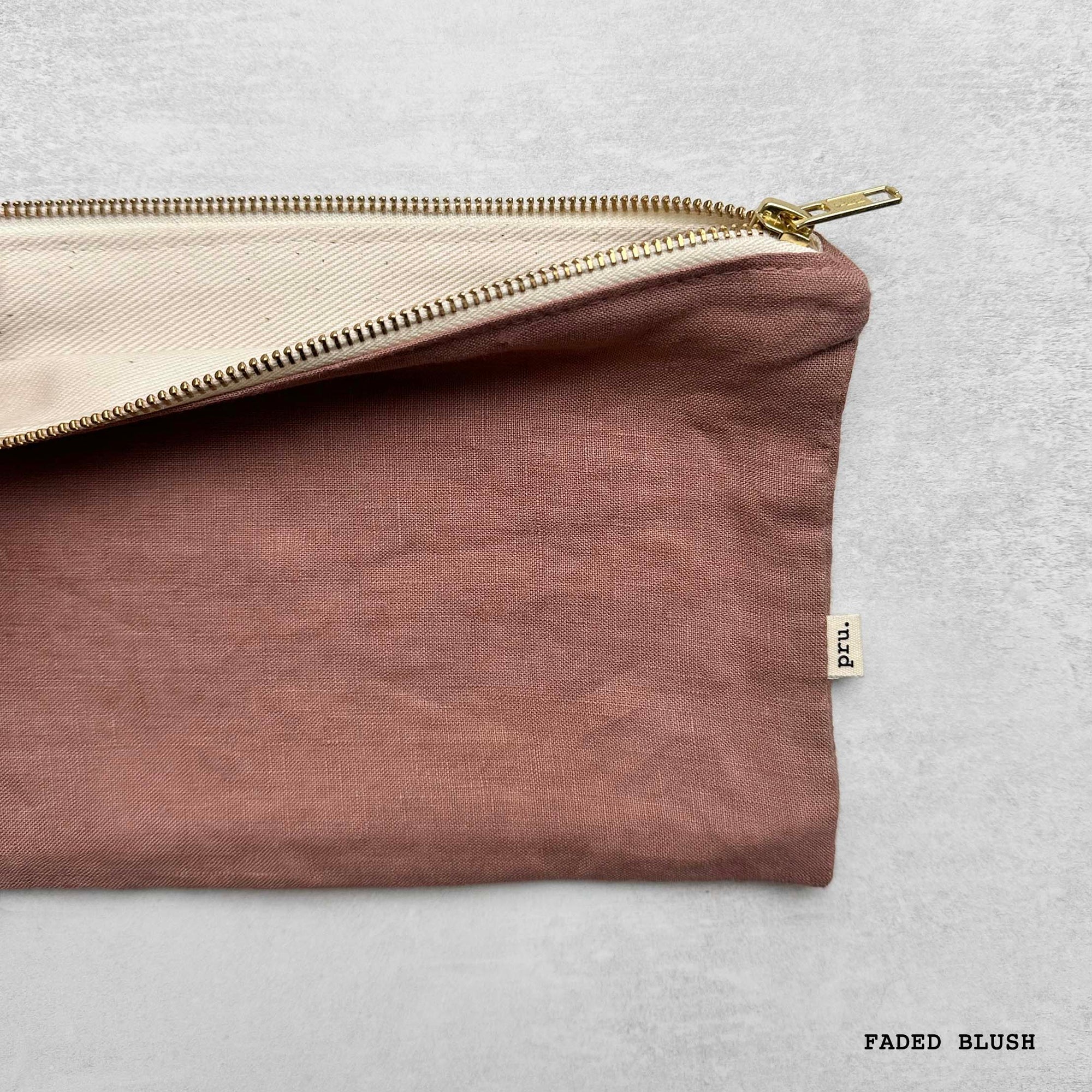 The Linen Pouch Bag - Flat