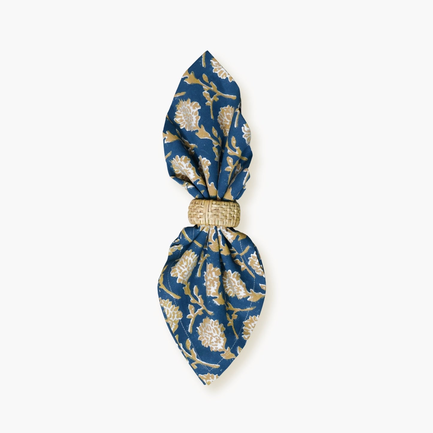 Nikhar Table Napkins - Ink Blue Set of 2