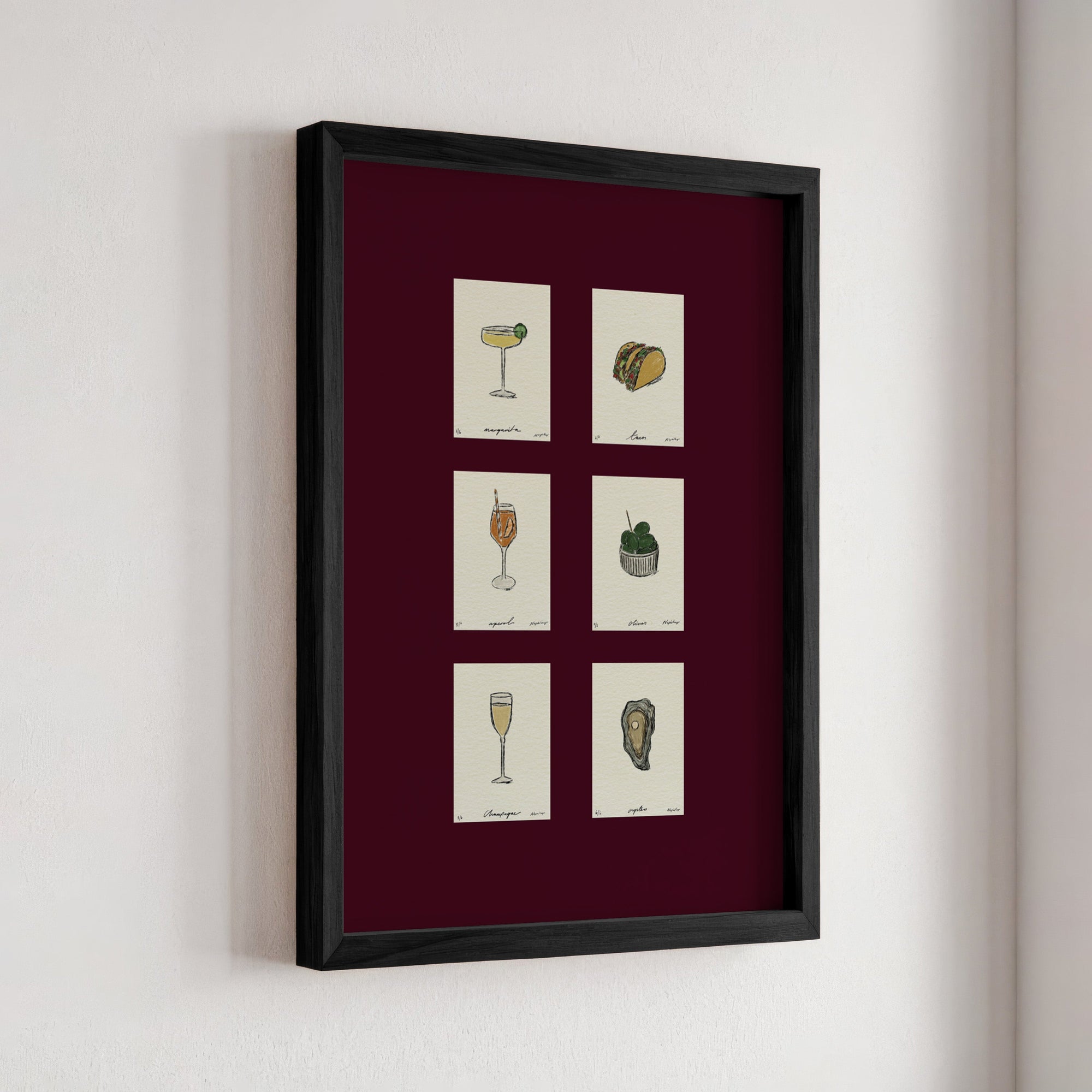 Sips & Snacks Set Print