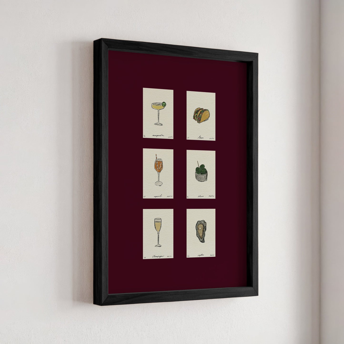 Sips & Snacks Set Print