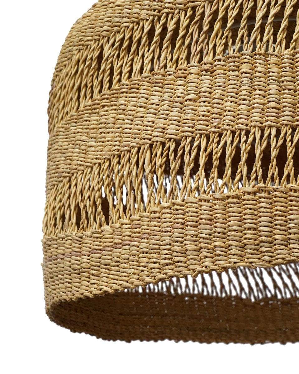 FIJAI: Natural Open Weave Lampshade