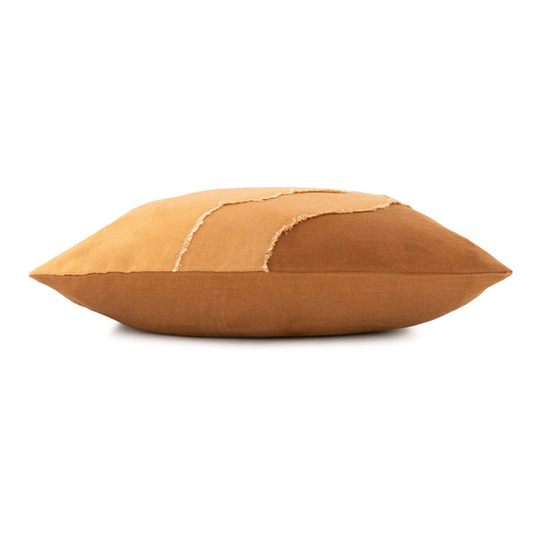Peach Botanical Linen Pillow Cover