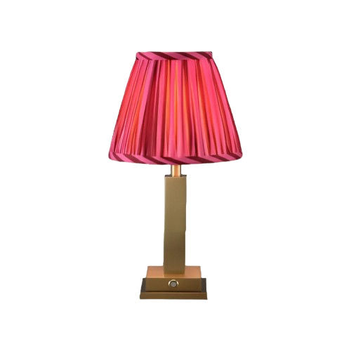 Philia Rechargable Table Lamp Pink/Red Stripes