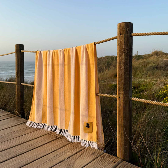 Cotton Beach Towel Yellow