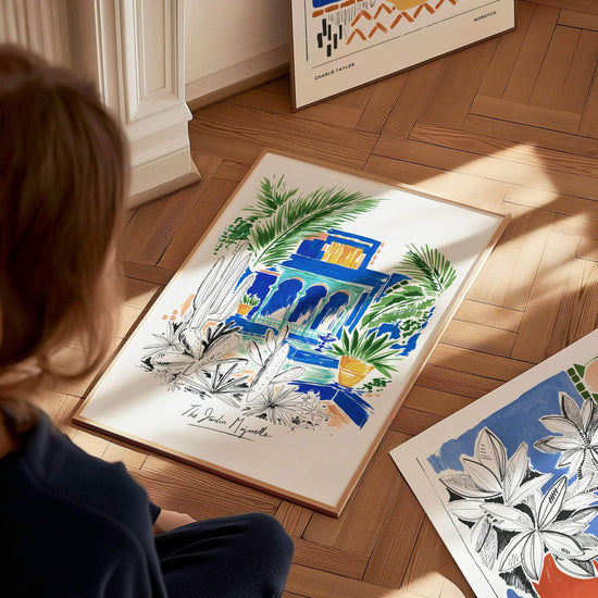 'The Majorelle House' Print