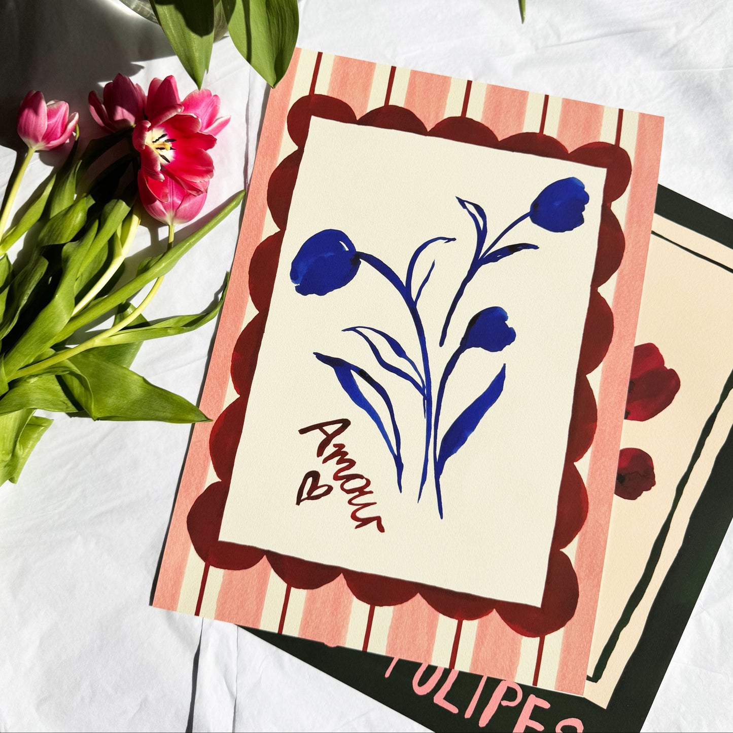 Amour (Love)- French Love Art Print