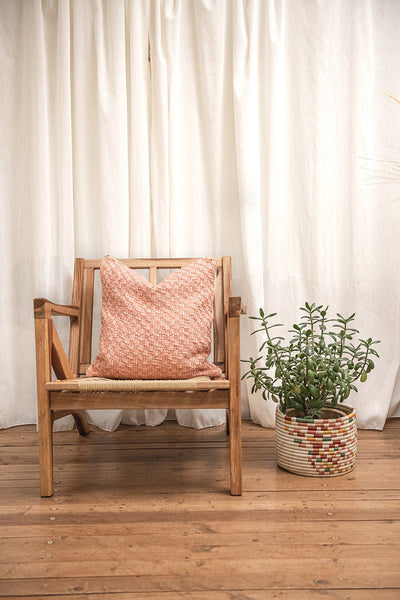 Organic Cotton Guava Pink Pillow