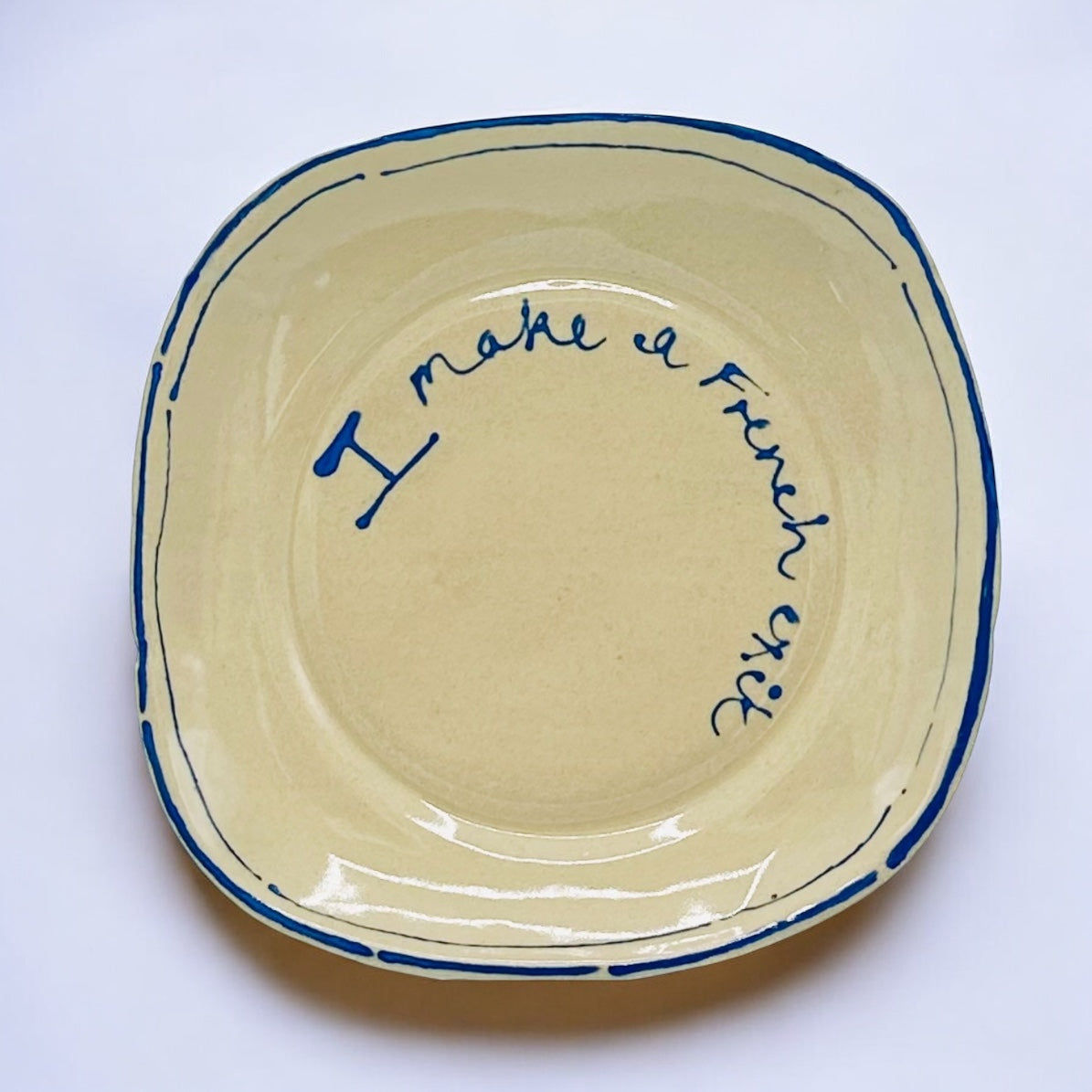 I Make a French Exit Trinket Tray