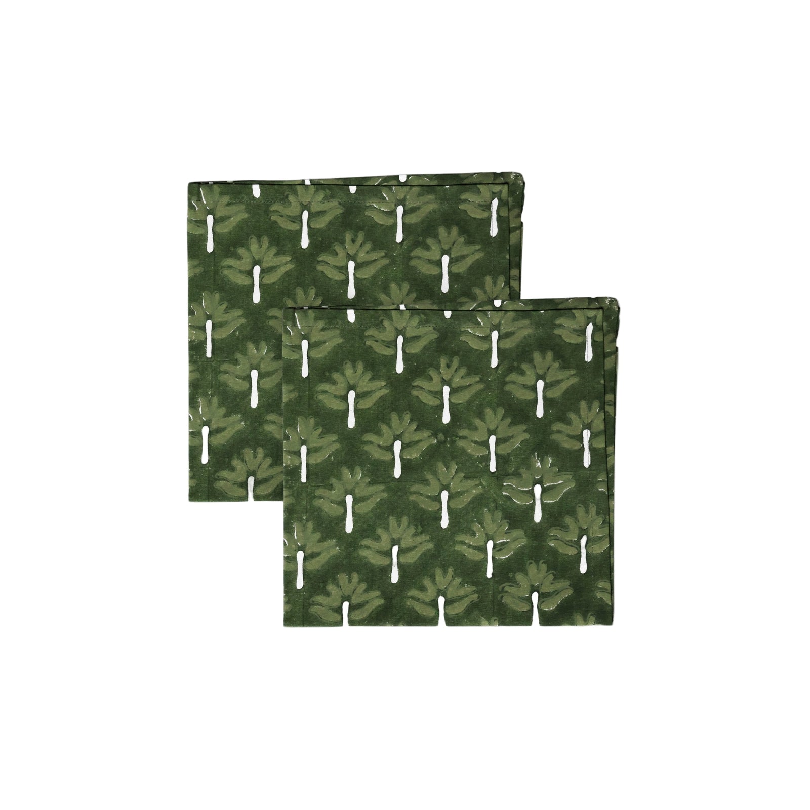 Zeenat Table Napkin - Chive Set of 2