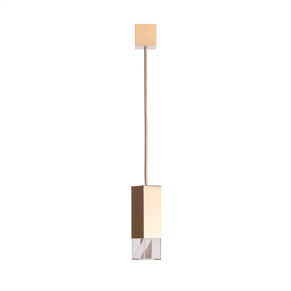 Lamp/One Brass Ceiling Light