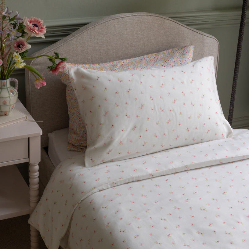 Organic Cotbed Bedding Set - Anemone