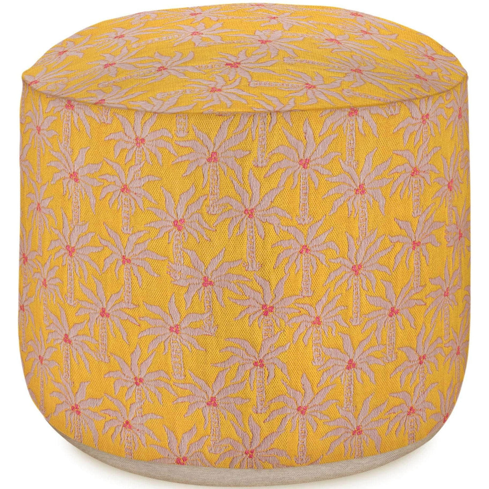 Outdoor Pouf Laura Sunflower & Rose