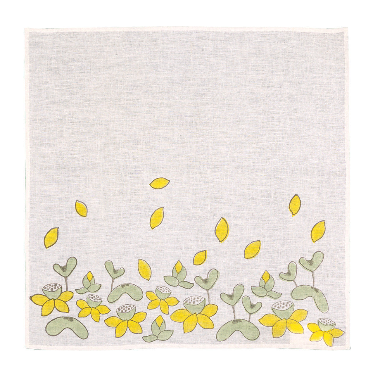 Lotus Pond Table Napkin - Yellow (Set of 4)