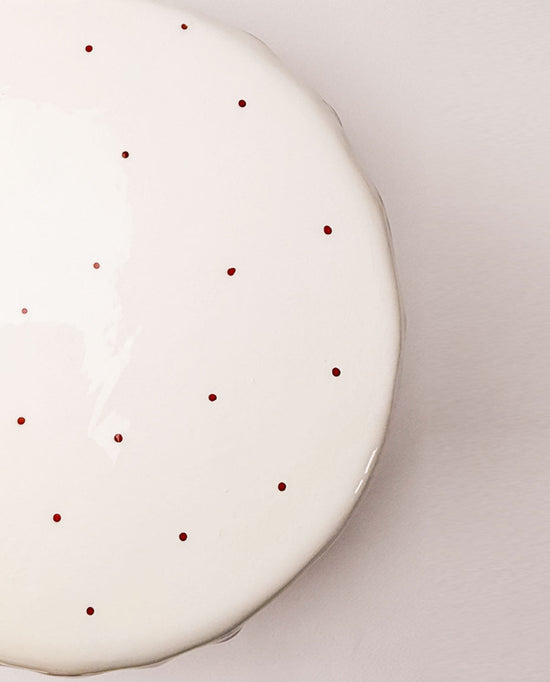 Handcrafted Ceramic Christmas Cake Stand