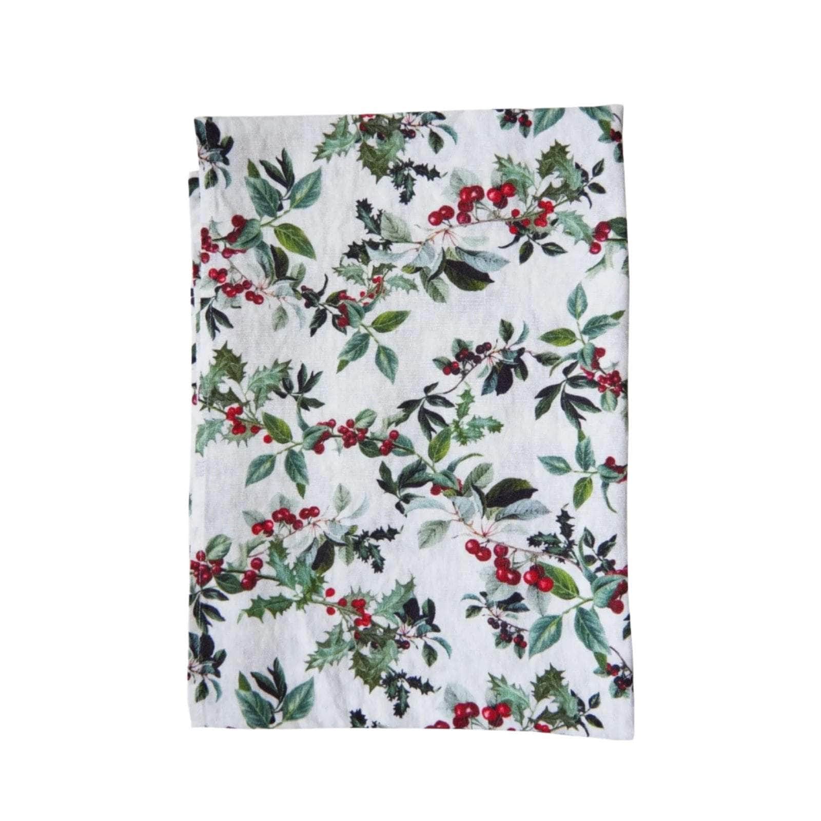 Holly Linen Runner