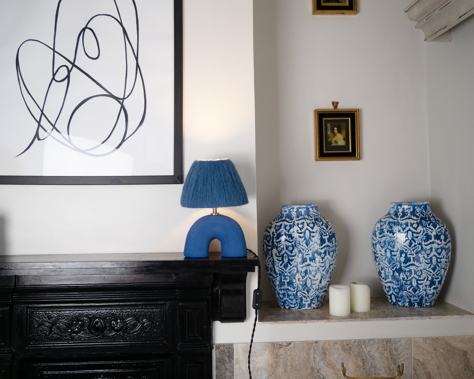 'Me' Table Lamp - Blue