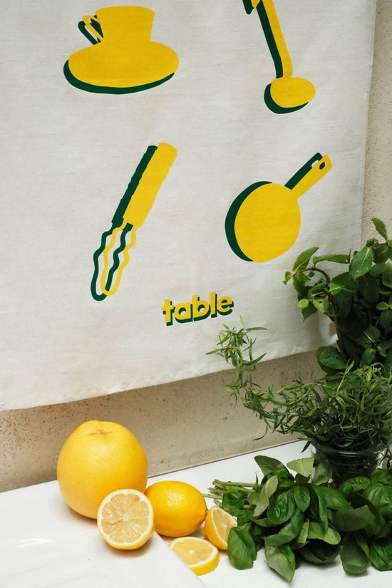 Yellow Market Dishcloth