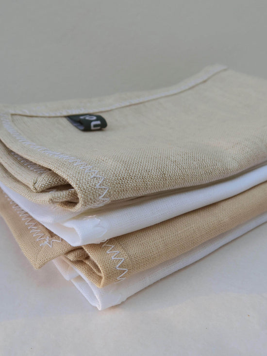 Irish Linen Napkin Sets of 4 - Multi Colour Options