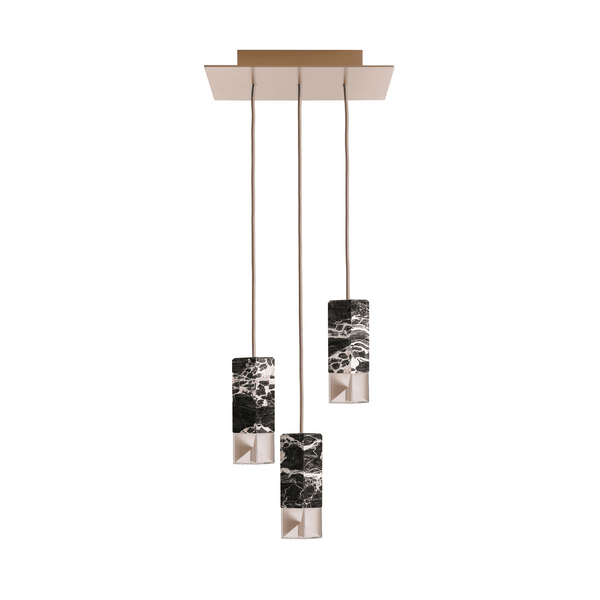 Lamp/One Black Trio Ceiling Light