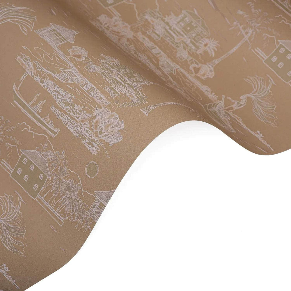 Banana Island Sand Beige Wallpaper