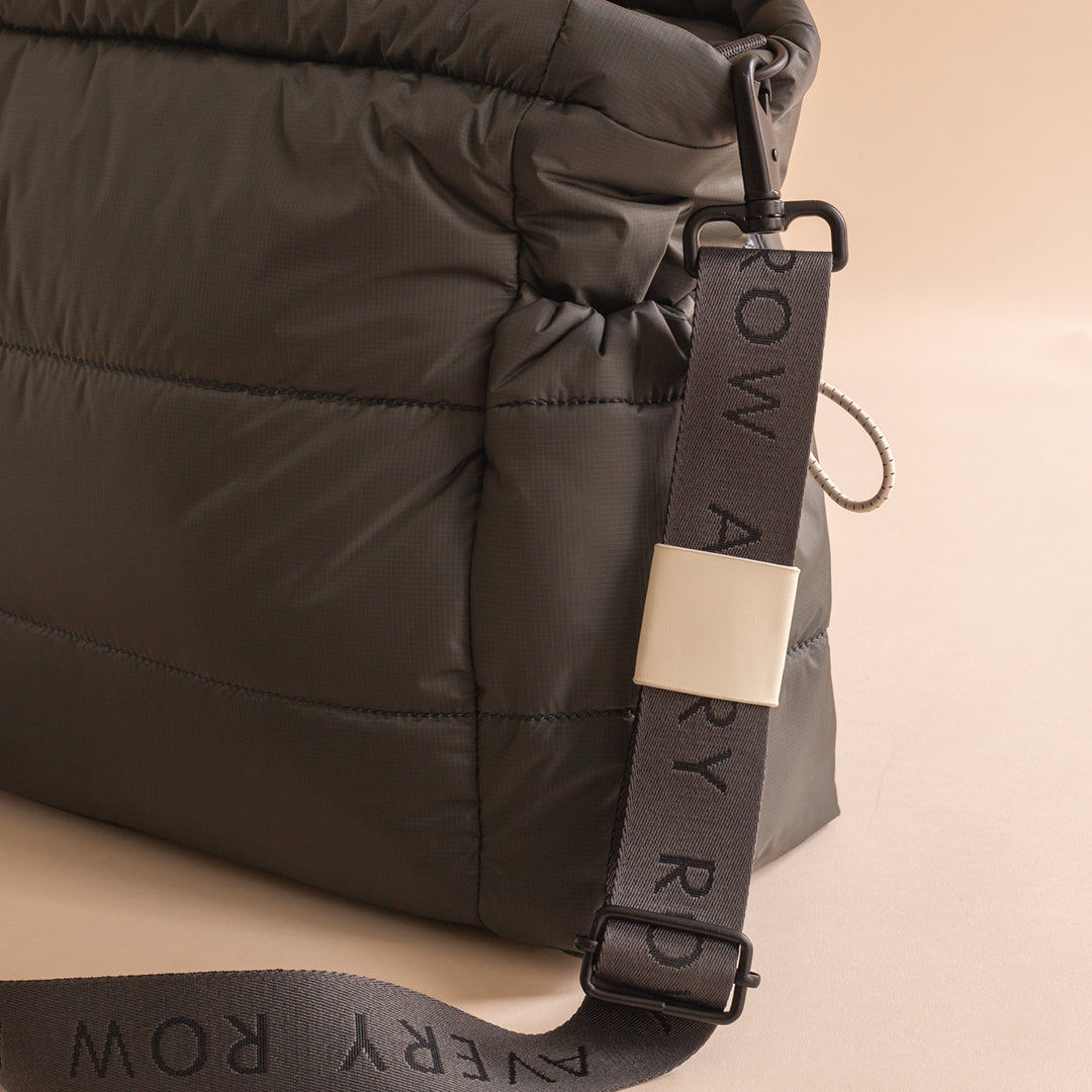 Baby Changing Tote Bag - Soft Black