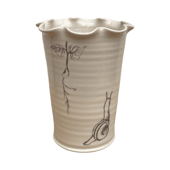 Frilly Garden Vase - Small