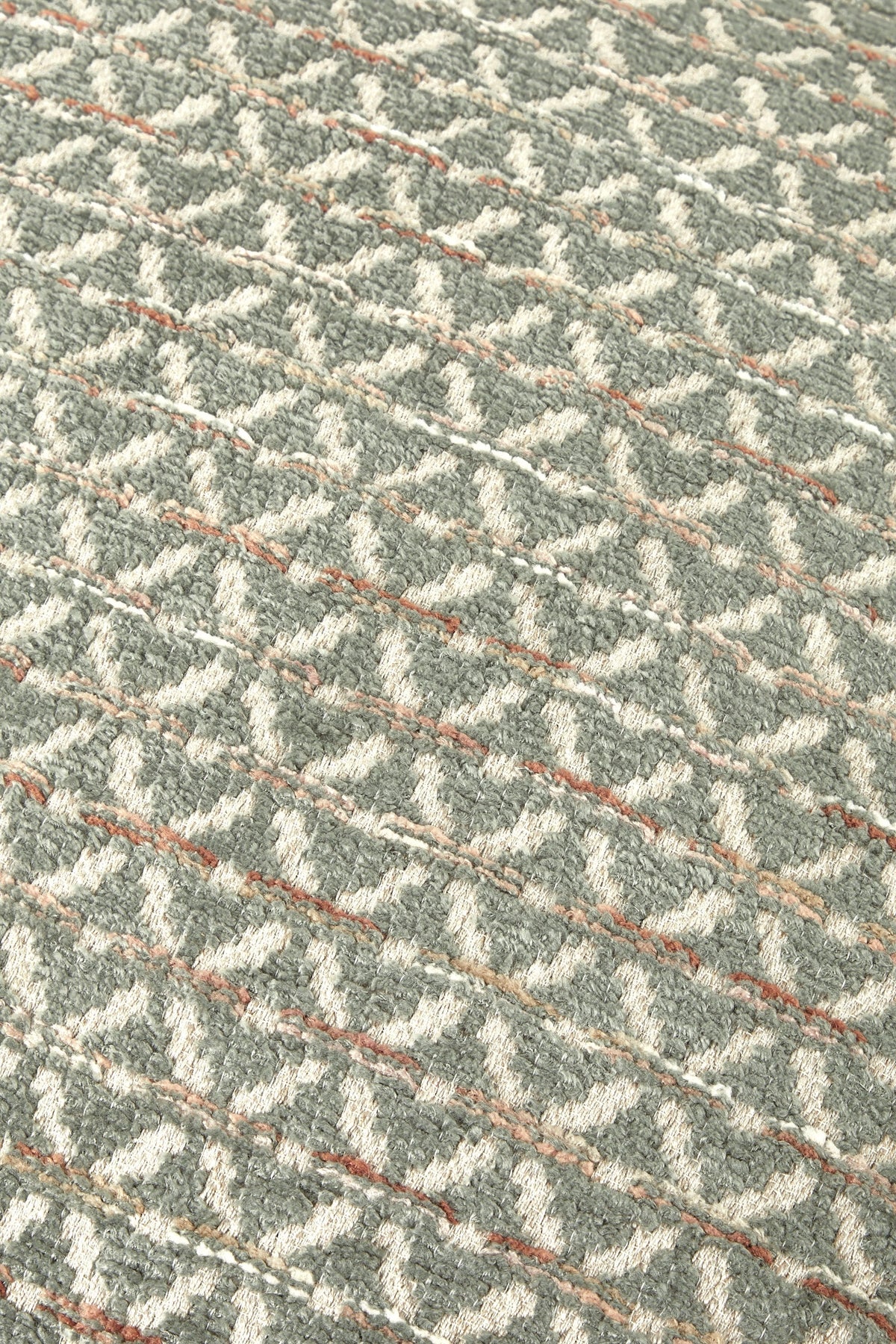 Jacquard Cushion Cover - Leaf Green