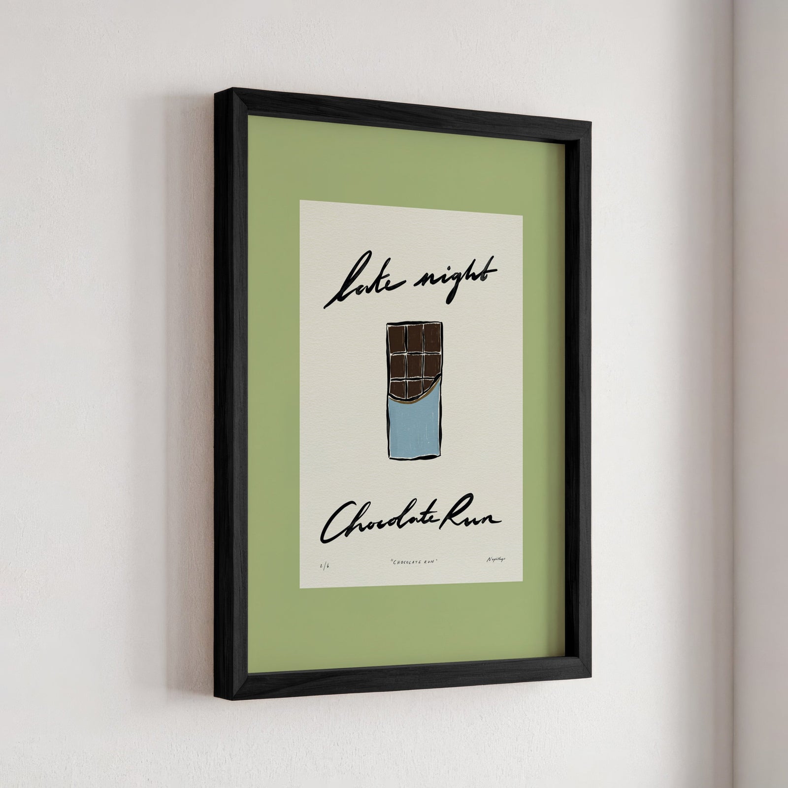 Late Night Chocolate Run Print