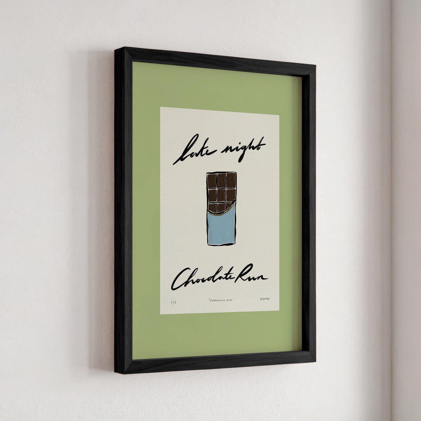 Late Night Chocolate Run Print