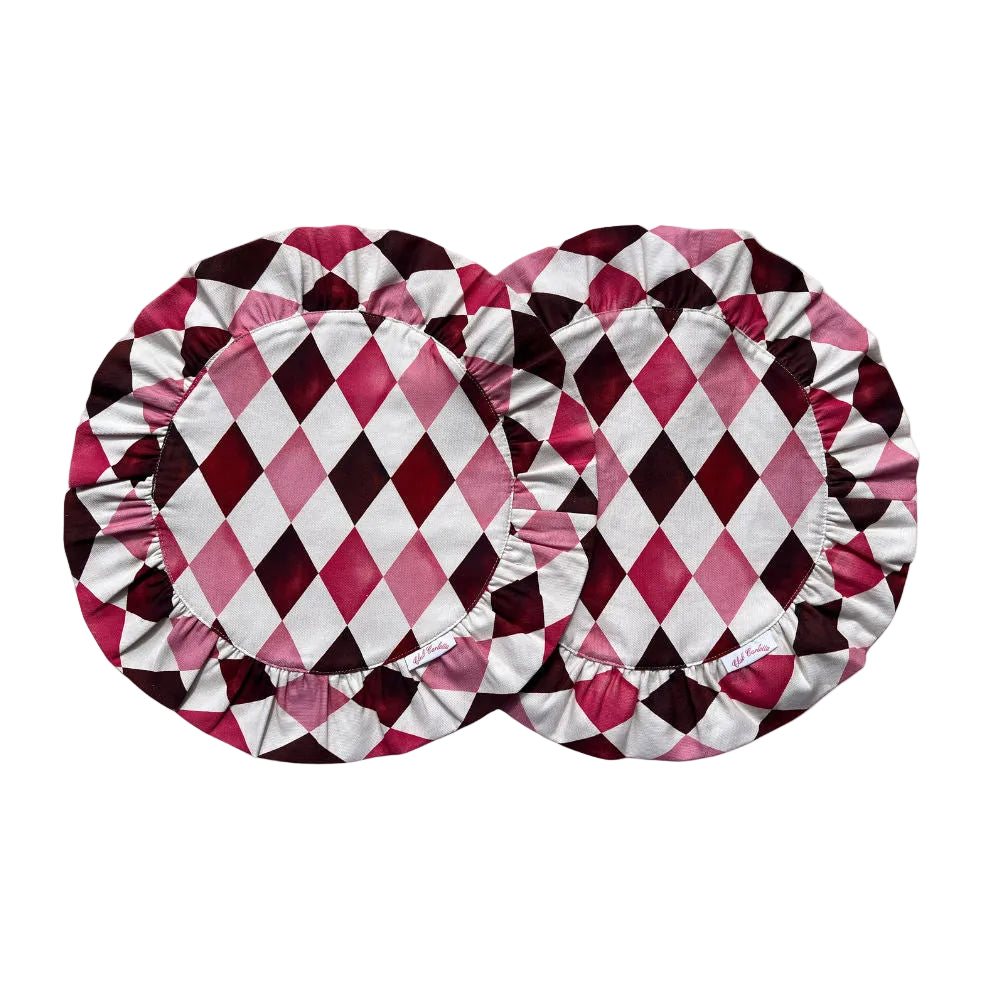 Darcy Placemat Circus Pink - Set of 2