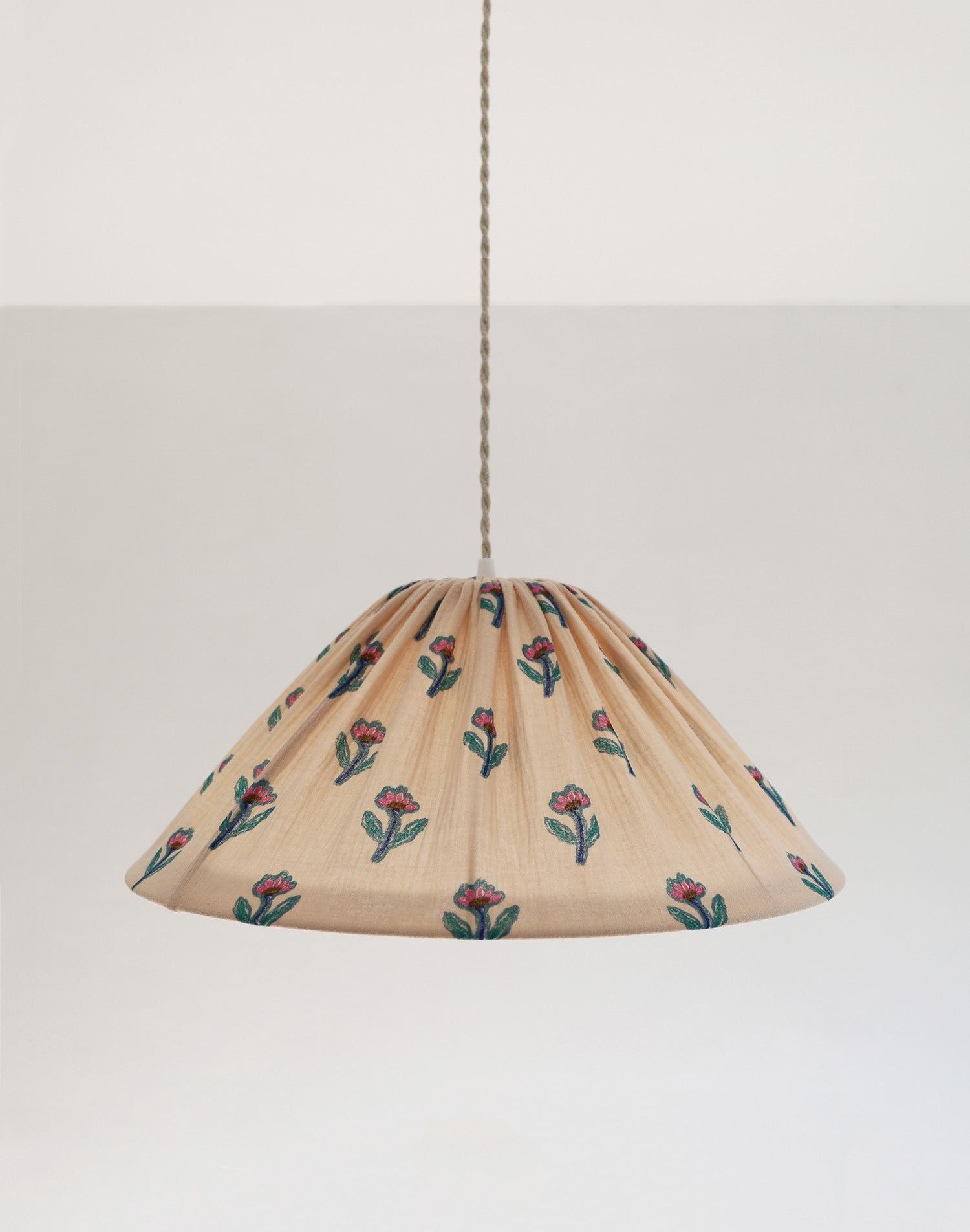 Conical Pendant Light Small Flowers Malala “Flora”