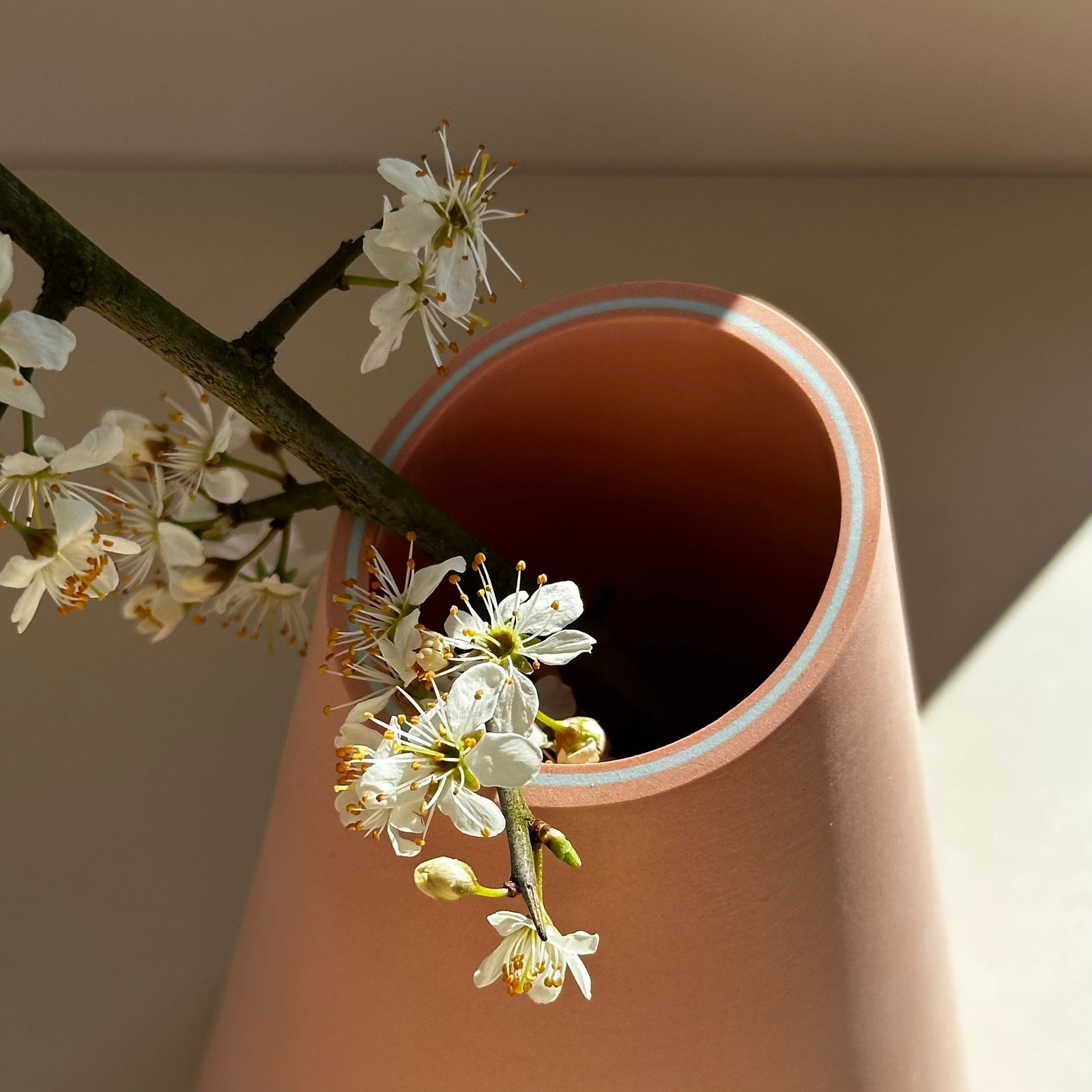 Angle Vase Siena Pink