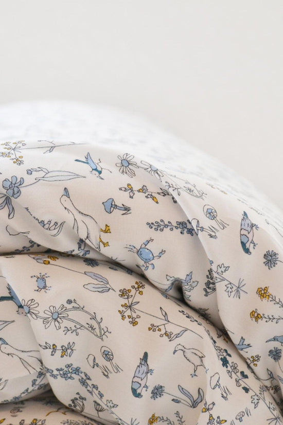Bedding Made With Liberty Fabric Theo Blue