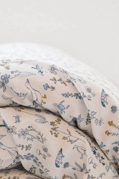 Bedding Made With Liberty Fabric Theo Blue