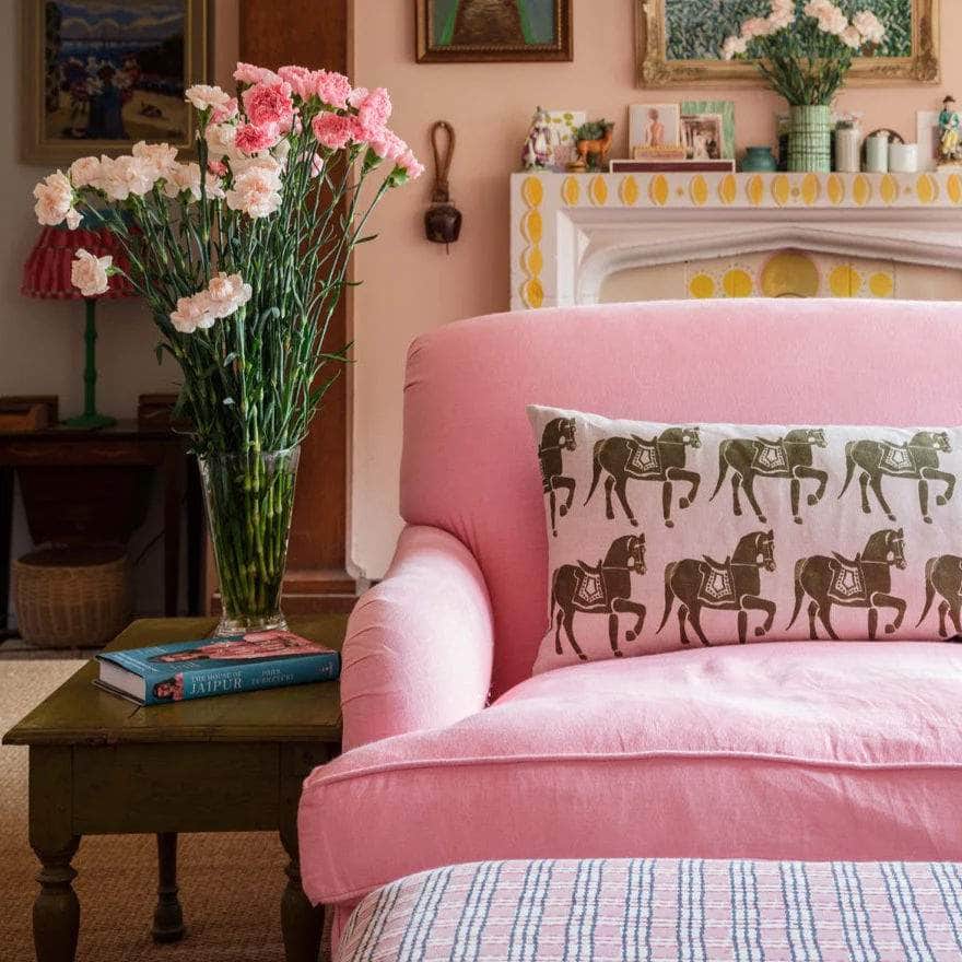 Horse Olive Cushion