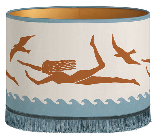 Palais x Hôtel Magique Lampshade Thalassa Smokey Blue & Spice