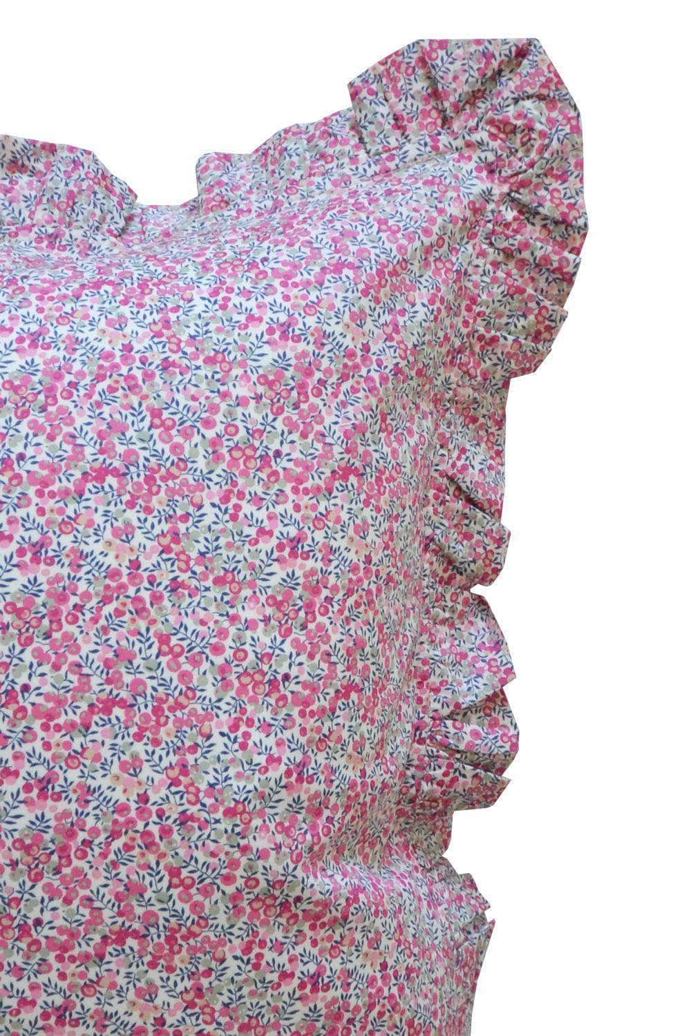 Frill Edge Pillowcase Made With Liberty Fabric Dreams Of Summer