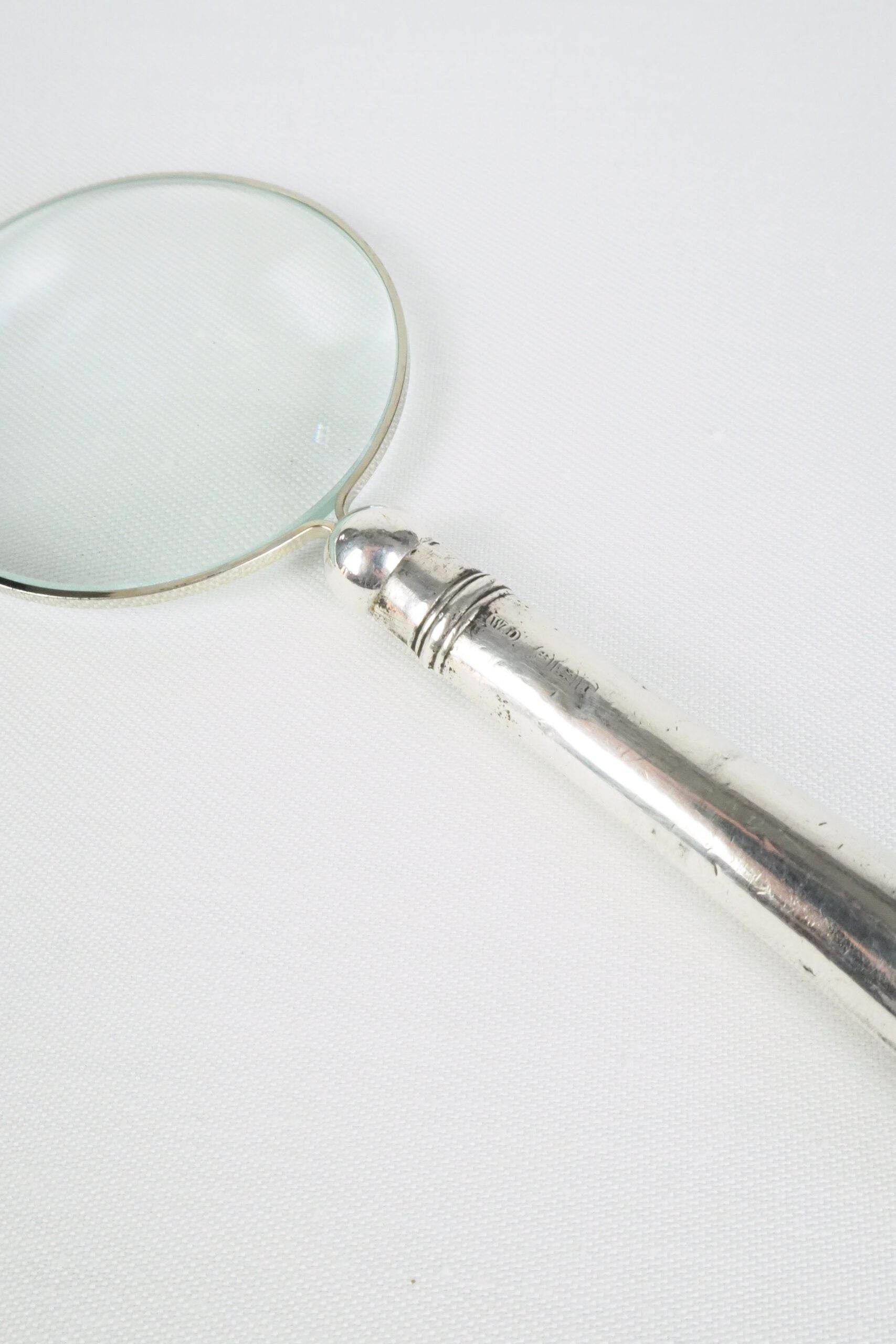 Victorian Sterling Silver Magnifying Glass