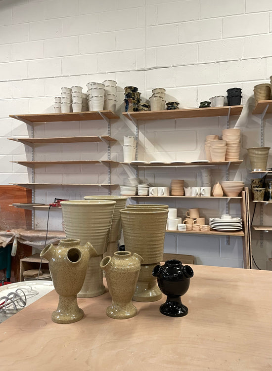 Stoneware Tulipiere - Speckle Stoneware #2