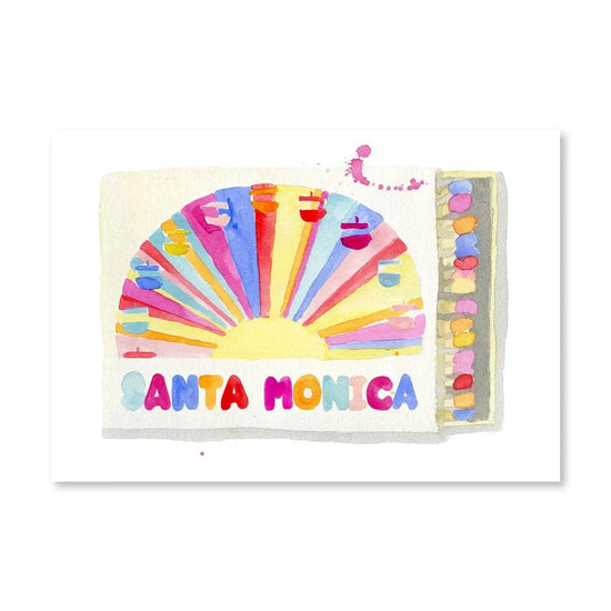 Santa Monica Matchbook Print