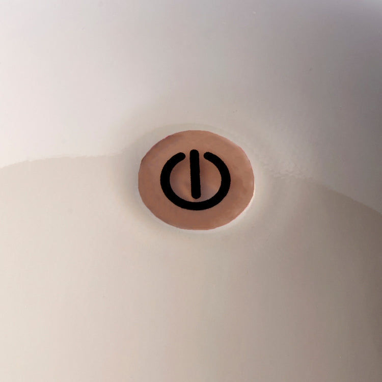 Cappuccino Lacquer Rechargeable Bobbin LED Lamp