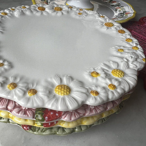Nonna Platter Strawberry 36cm