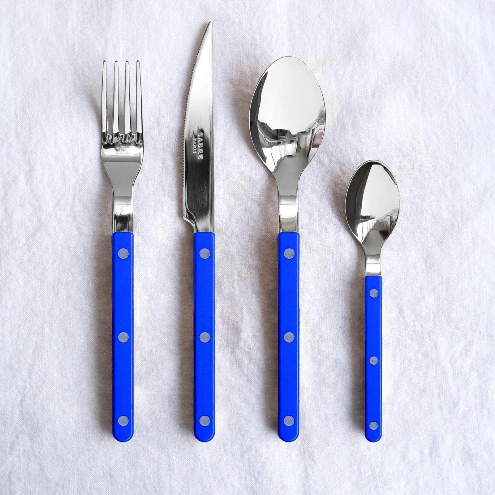 Bistrot 48 PC Cutlery Set, Ultra Violet Blue