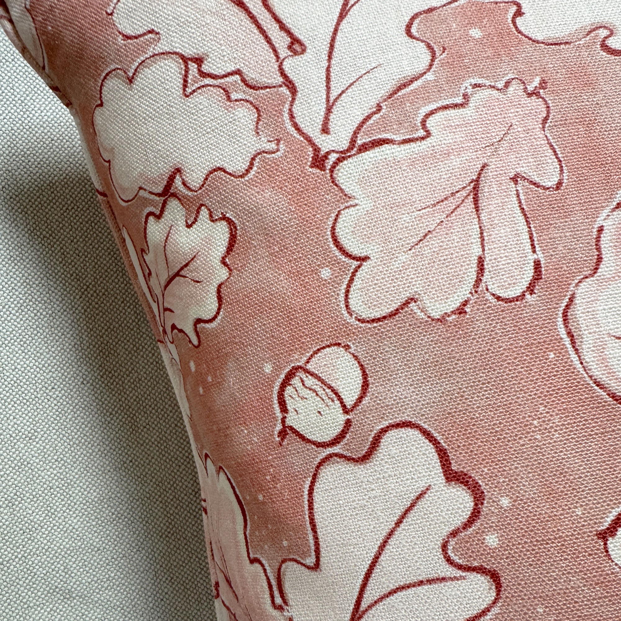 Grace Pink Linen Cushion