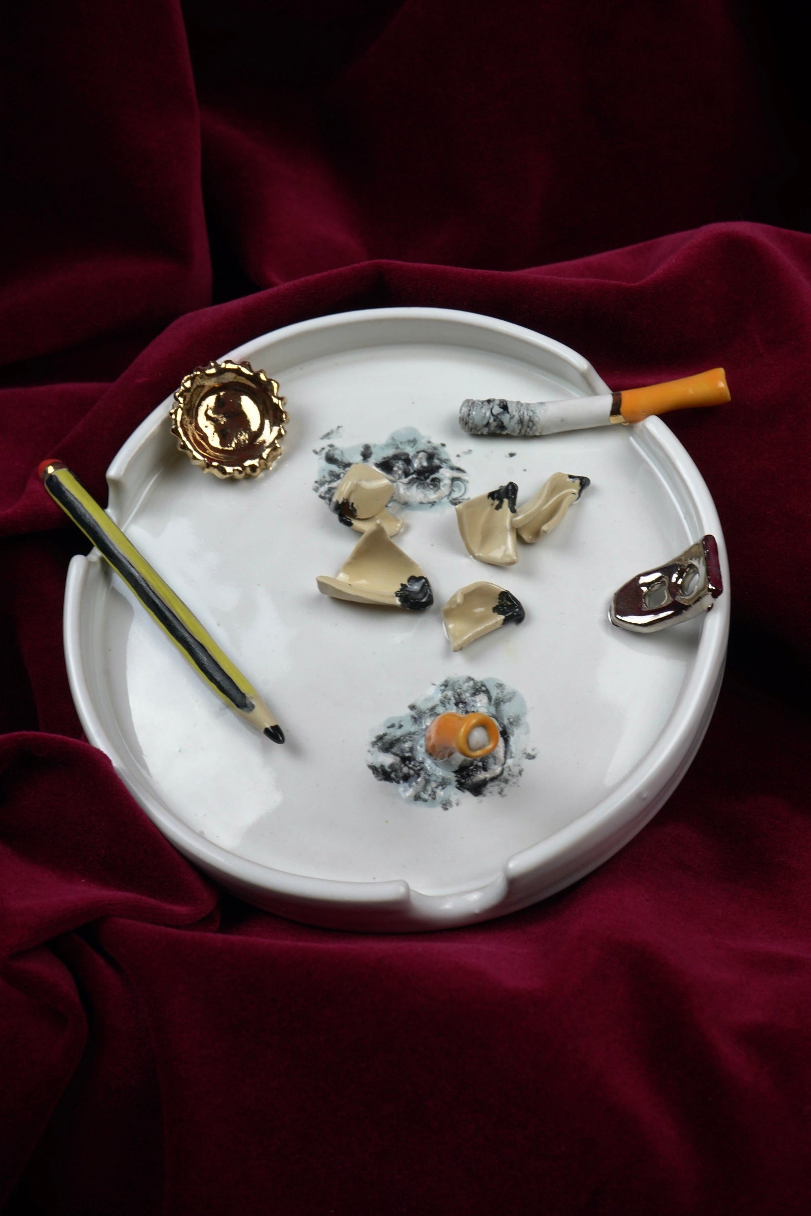 School Pencil Ashtray