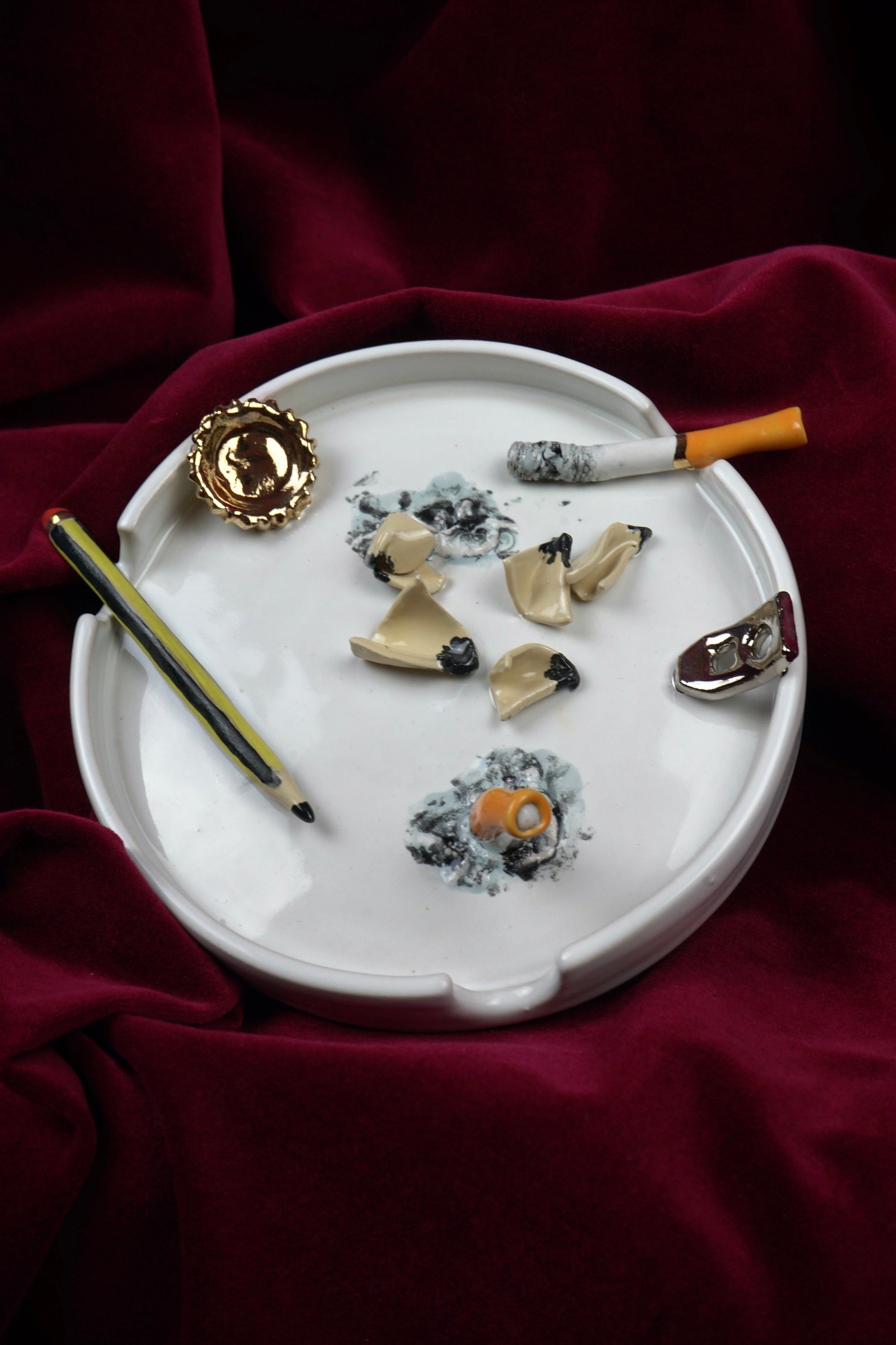 School Pencil Ashtray