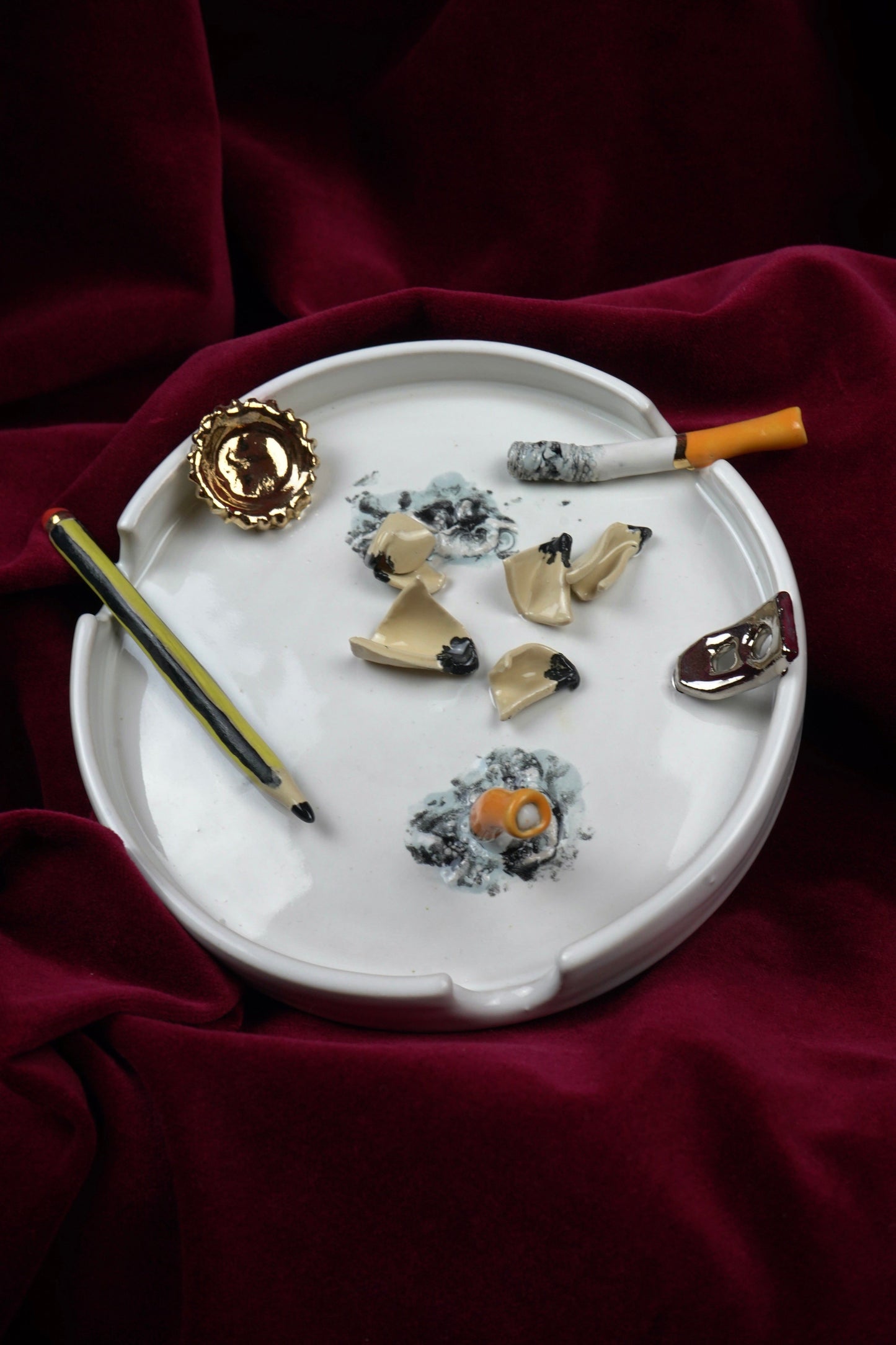 School Pencil Ashtray