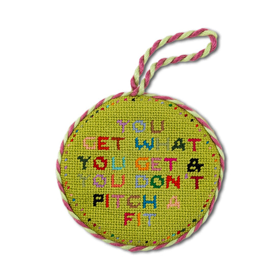 Needlepoint Ornament - Get What You Get